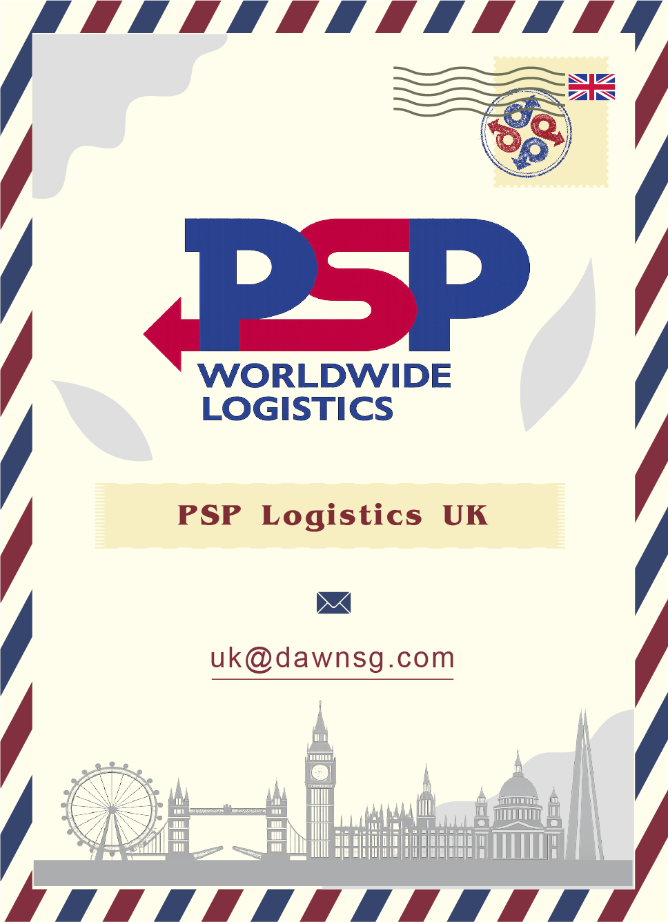 PSP Logistics UK 英國物流代理